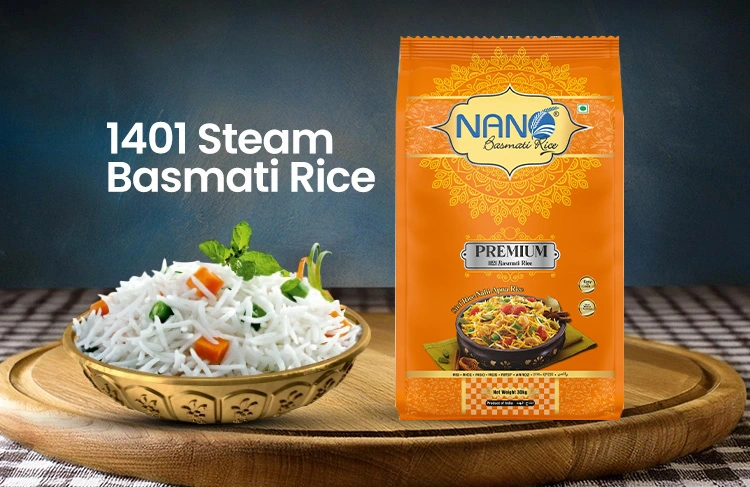1401 steam basmati rice