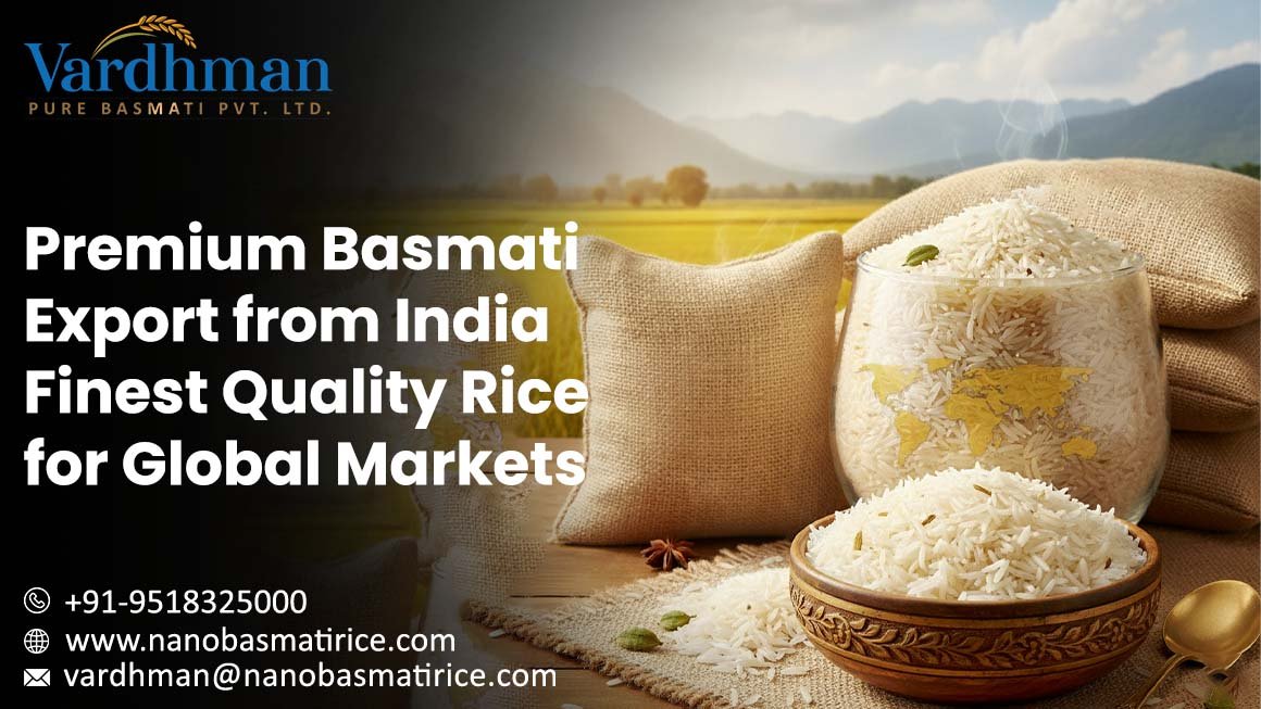 Basmati rice export from India