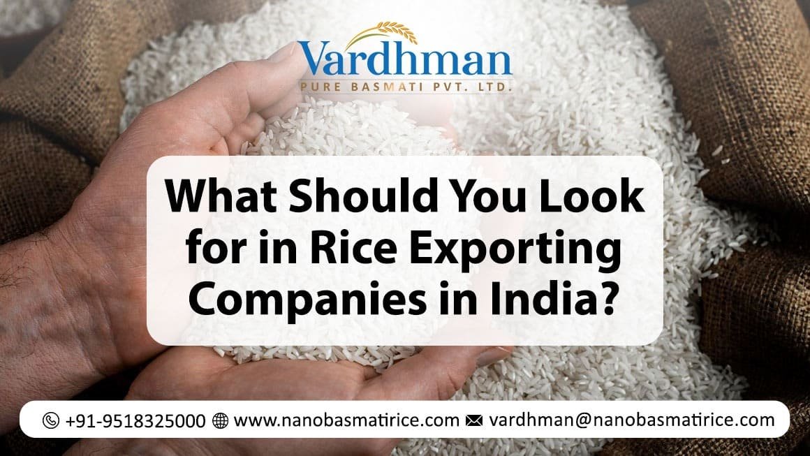 Rice Exporting Companies in India